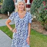 Lulu B Puff Slve Dress