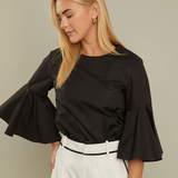 Bracelet Length Top- Black