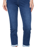 Slim Leg Pull-On Denim