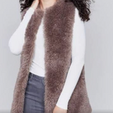 Long Faux Fur Vest